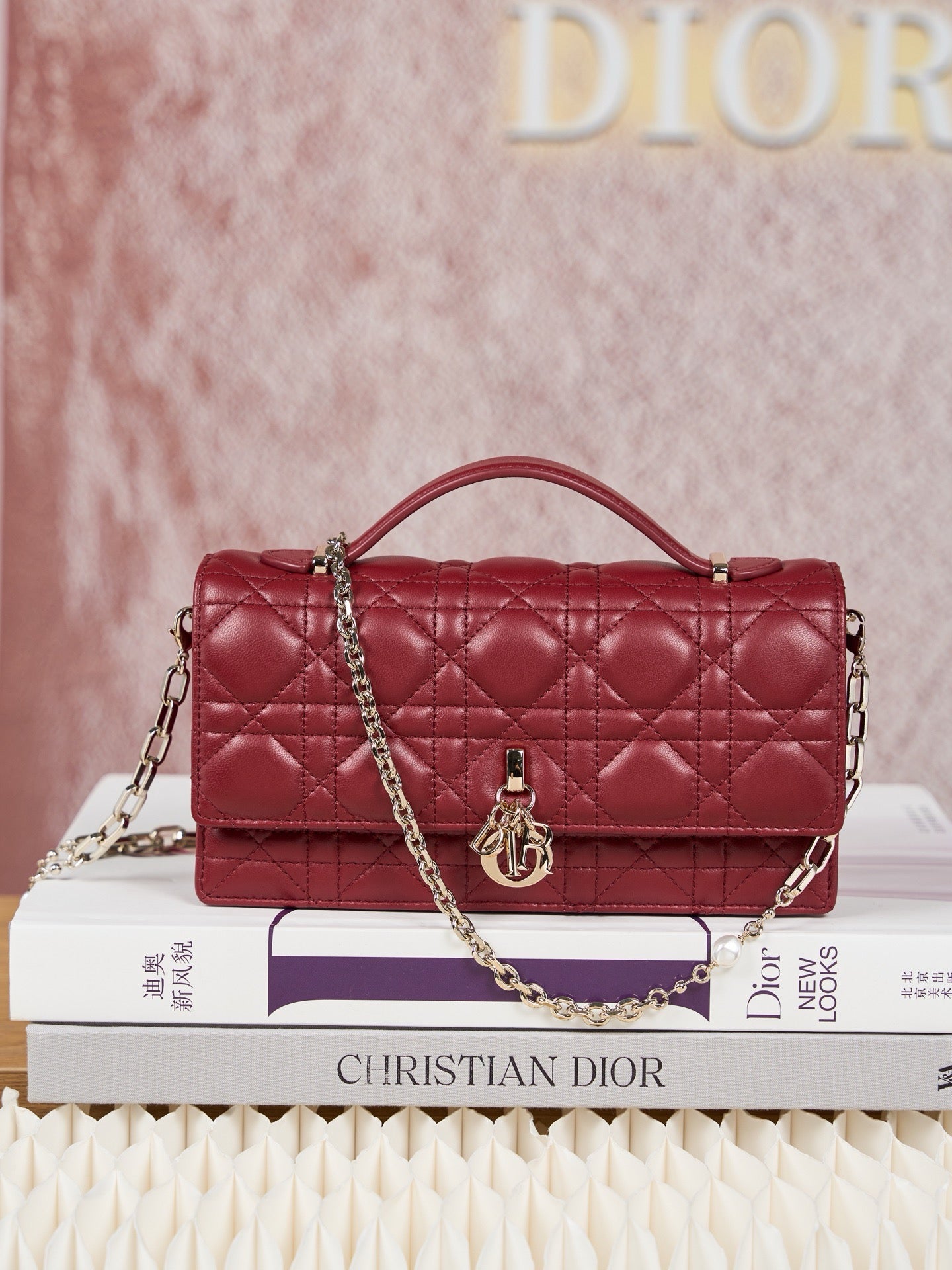 디올 미스 디올 탑핸들 미니 크로스백