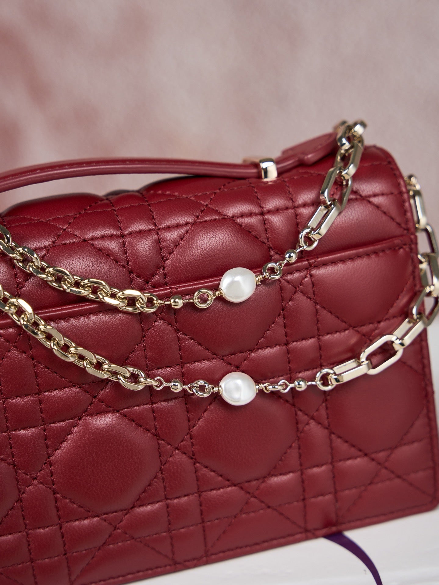 디올 미스 디올 탑핸들 미니 크로스백