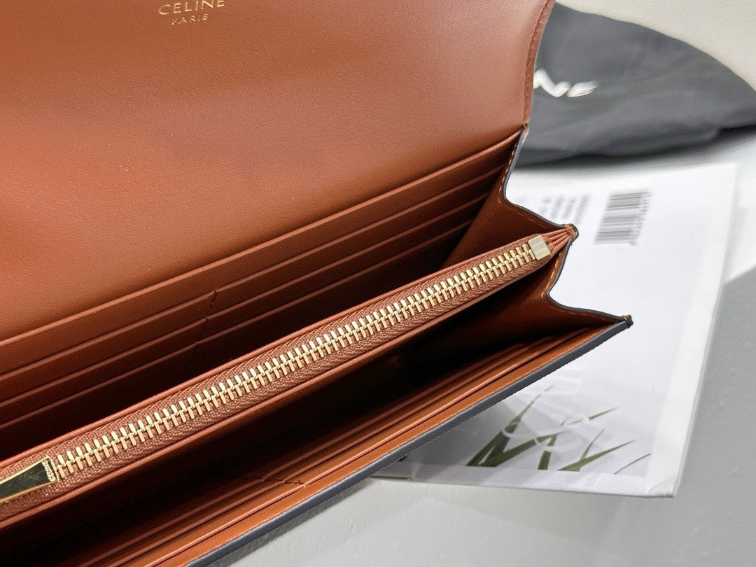 셀린느 트리옹프 캔버스 장지갑