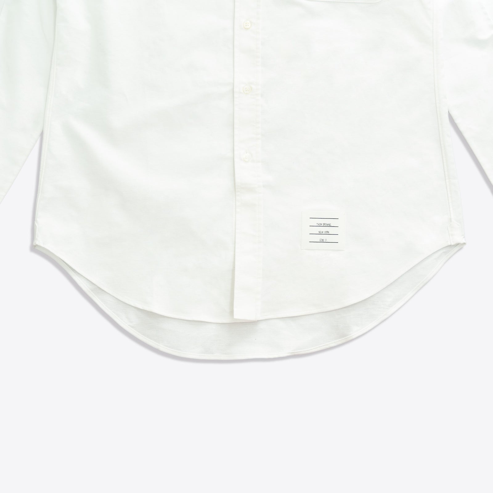 톰브라운 옥스포드 그로스그레인 암밴드 클래식 셔츠