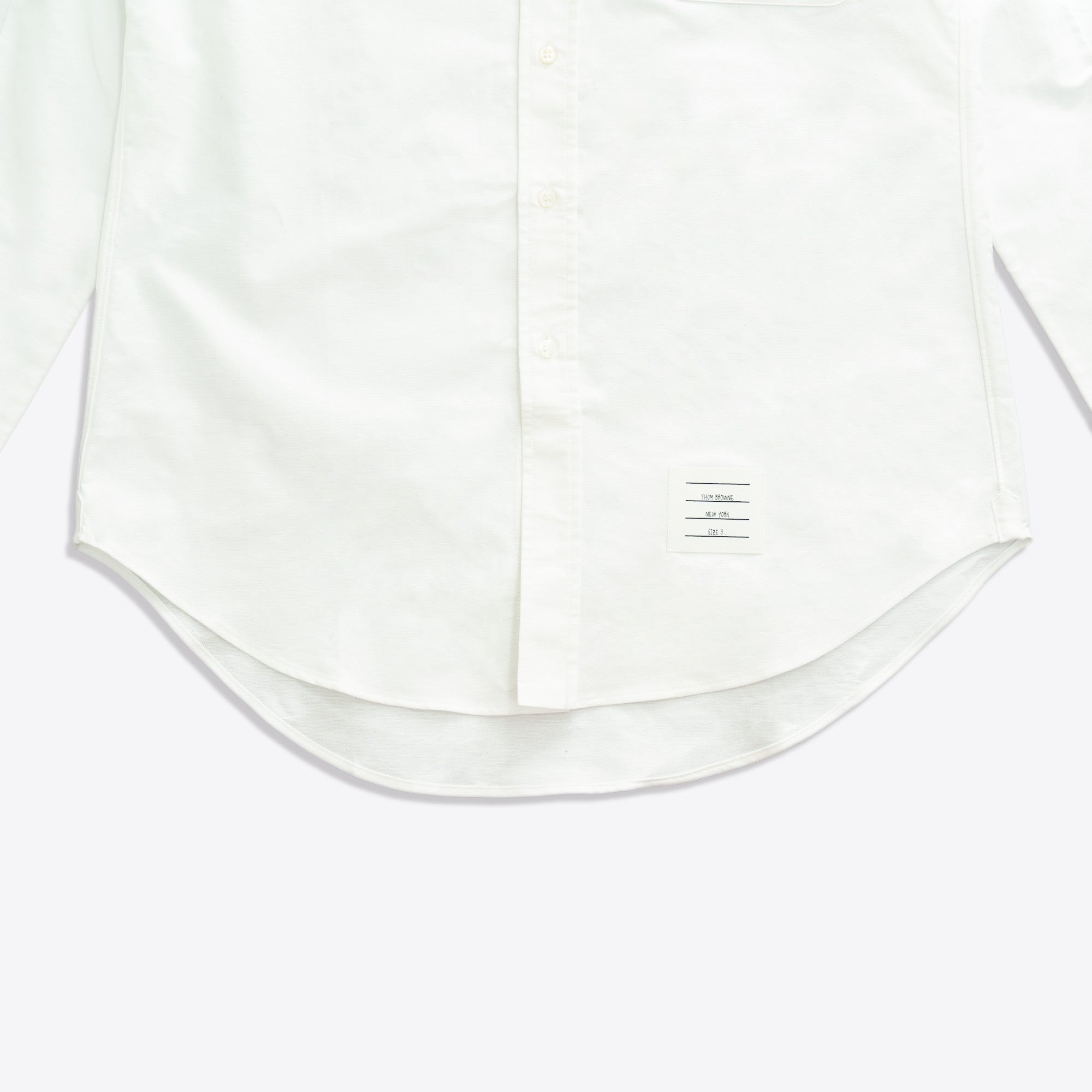 톰브라운 옥스포드 그로스그레인 암밴드 클래식 셔츠