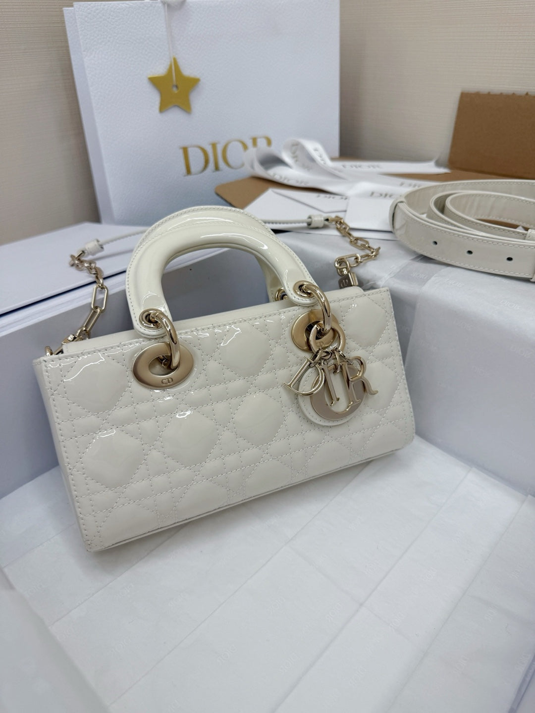디올 레이디 디 조이 페이던트 스몰 백