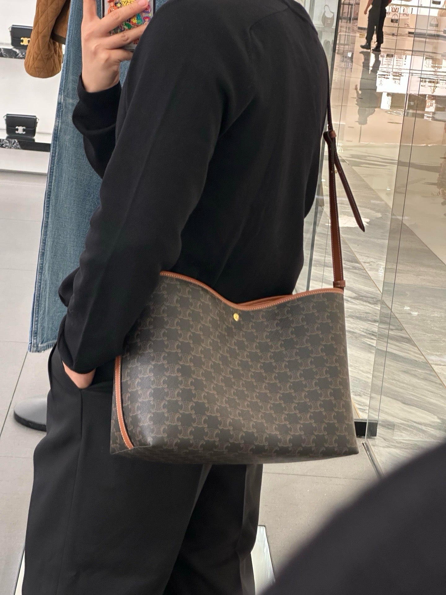 셀린느 소프트 쇼퍼 백