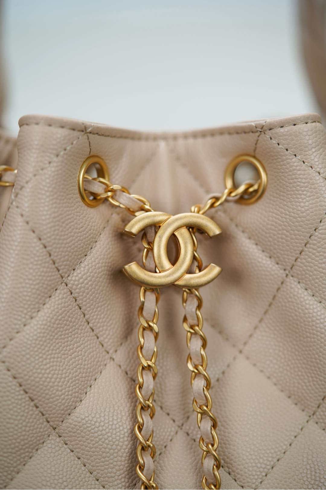 샤넬 25백 스몰 (베이지)