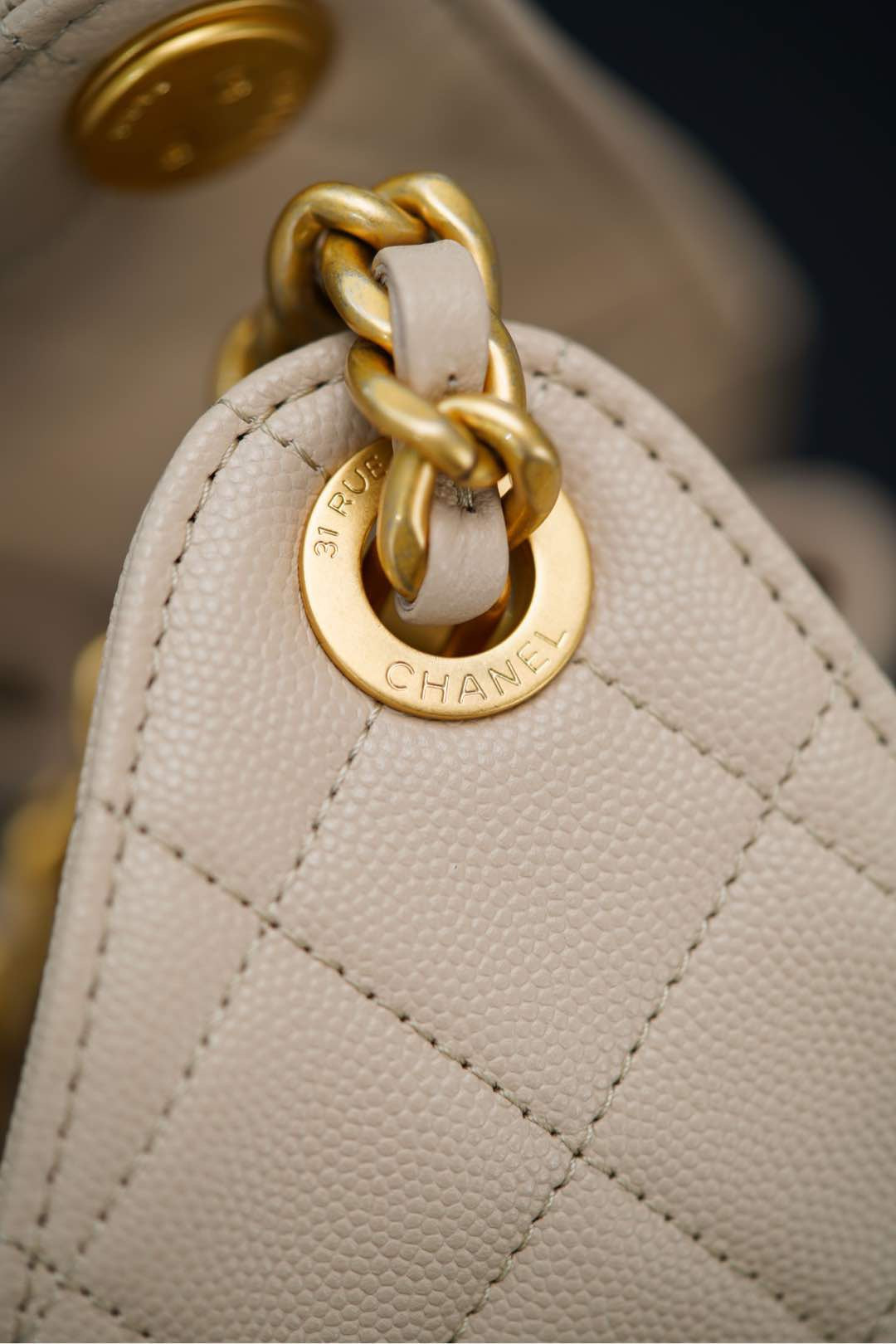 샤넬 25백 스몰 (베이지)
