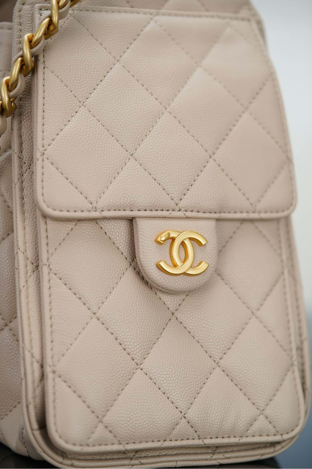 샤넬 25백 스몰 (베이지)