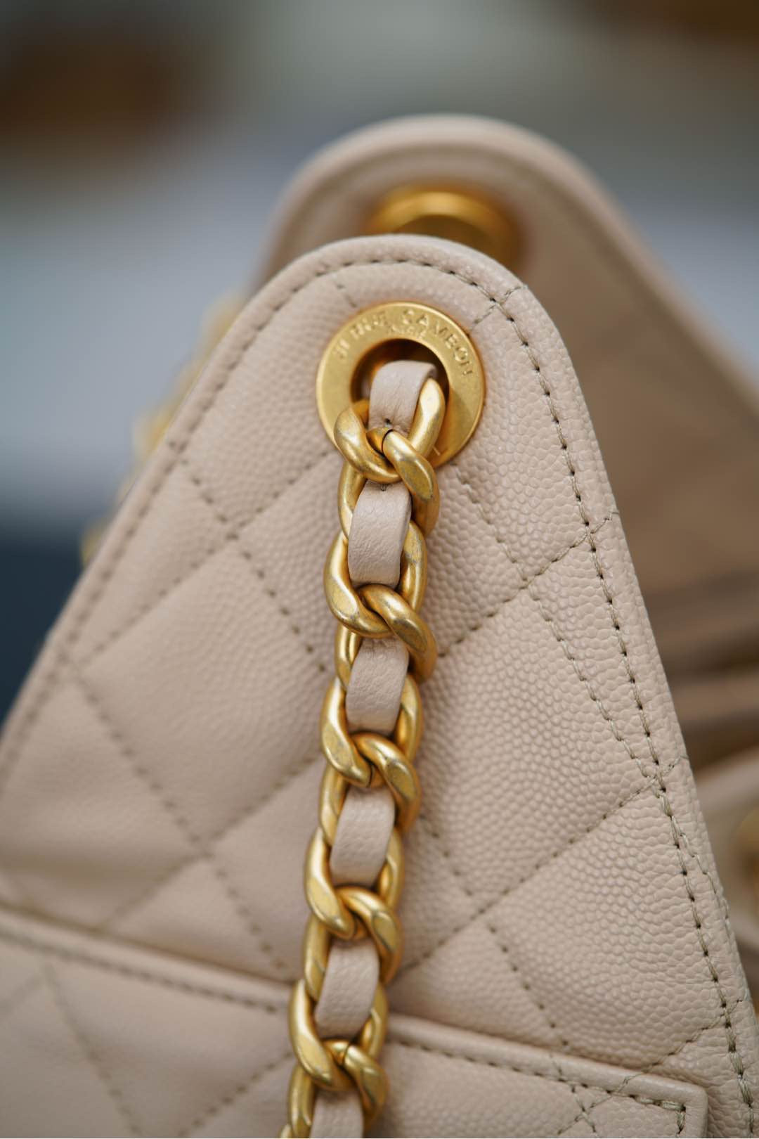 샤넬 25백 스몰 (베이지)