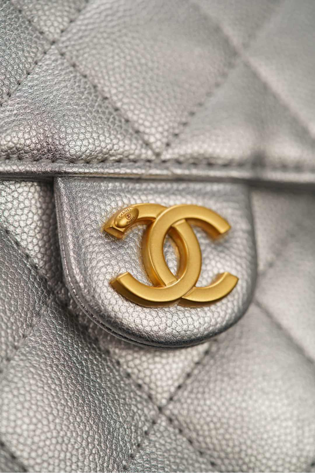 샤넬 25백 스몰 (실버)