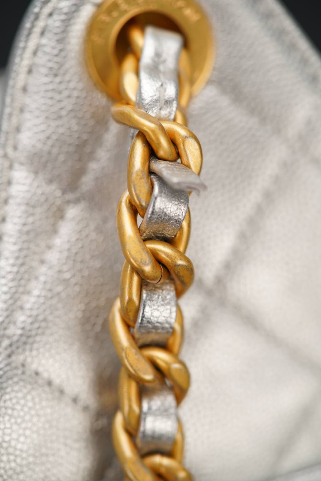 샤넬 25백 스몰 (실버)