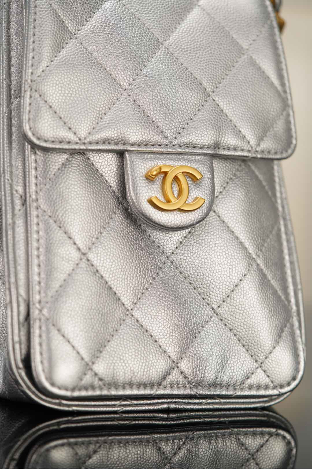 샤넬 25백 스몰 (실버)