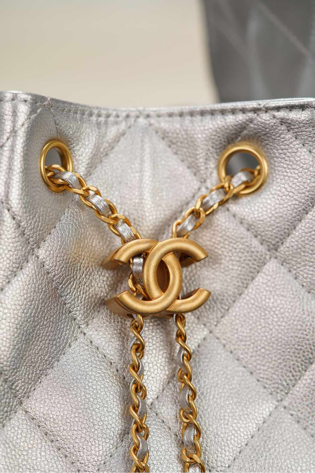 샤넬 25백 스몰 (실버)