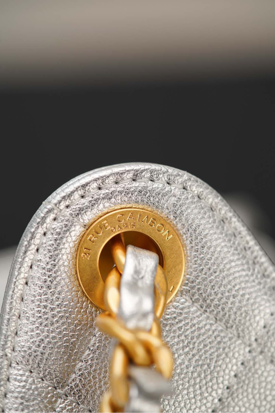 샤넬 25백 스몰 (실버)