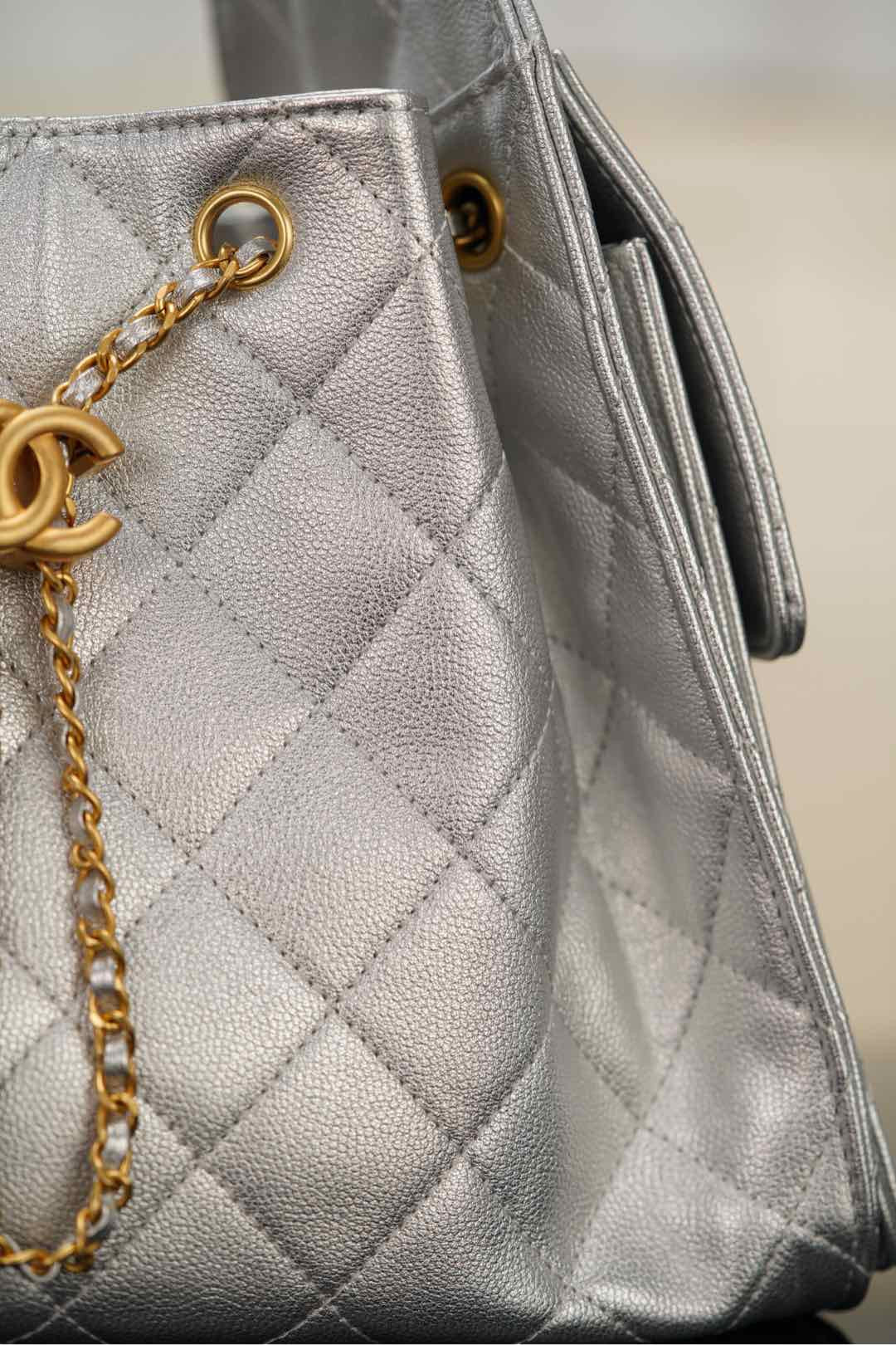 샤넬 25백 스몰 (실버)