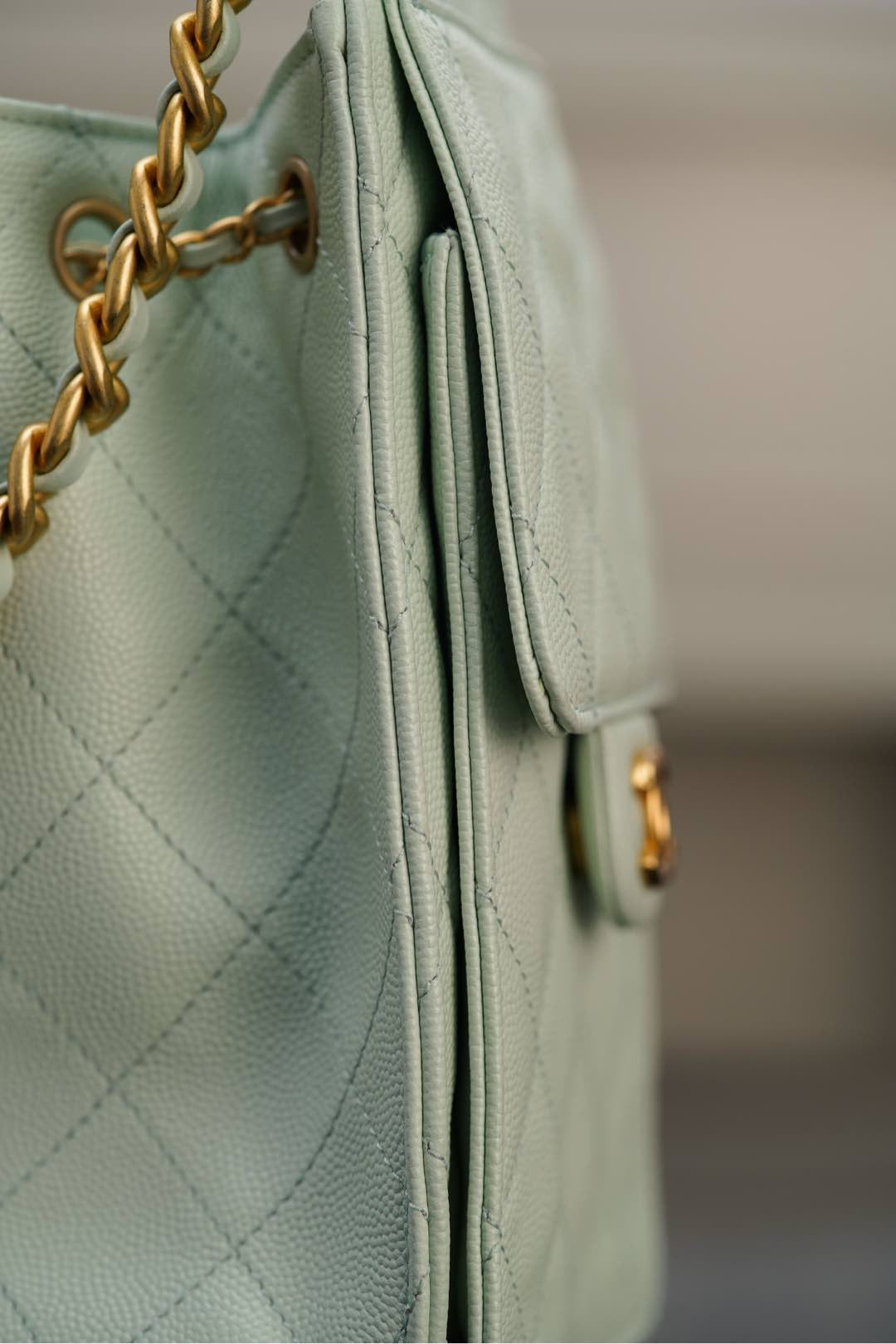 샤넬 25백 스몰 (라이트 그린)