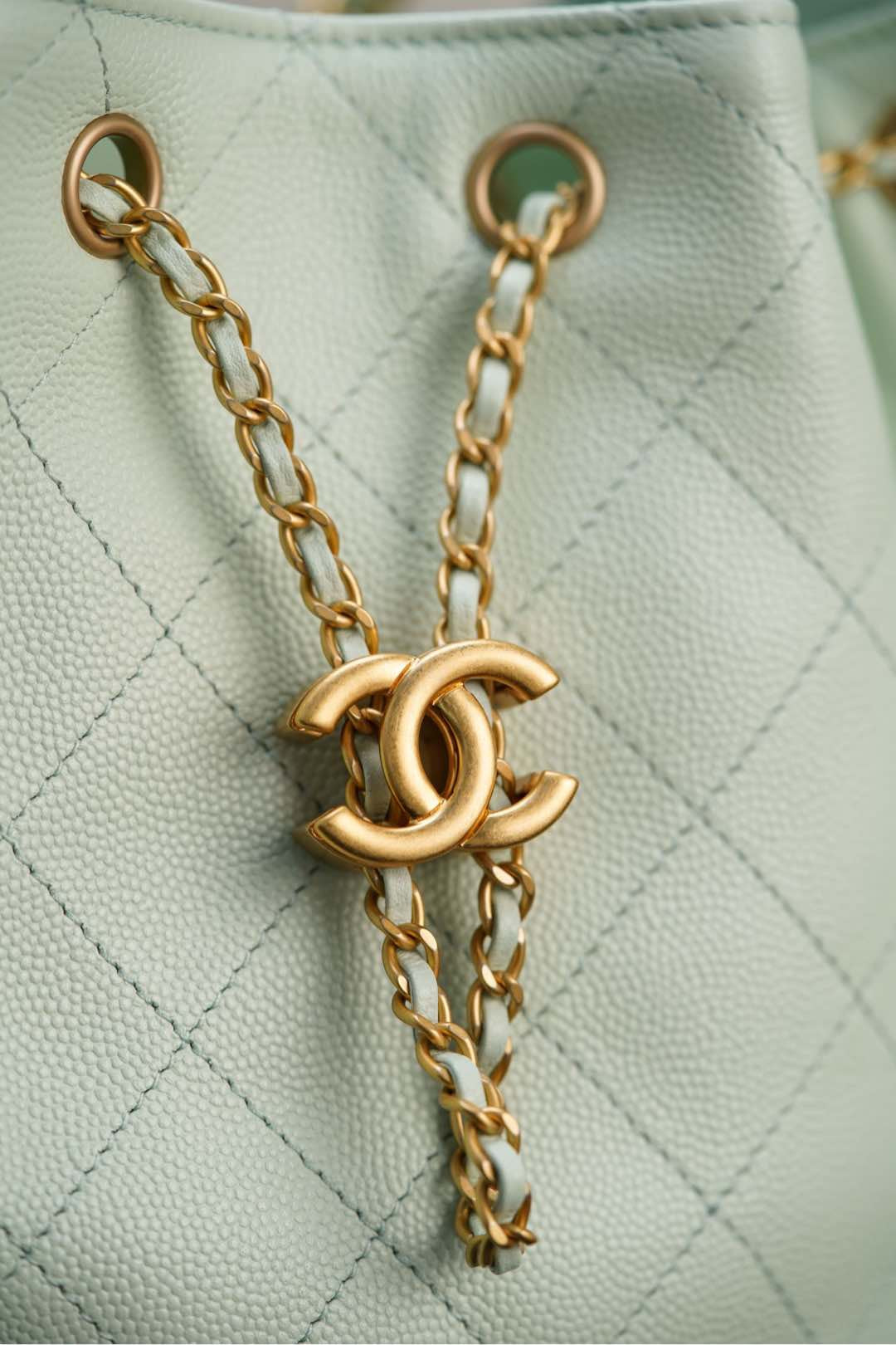 샤넬 25백 스몰 (라이트 그린)