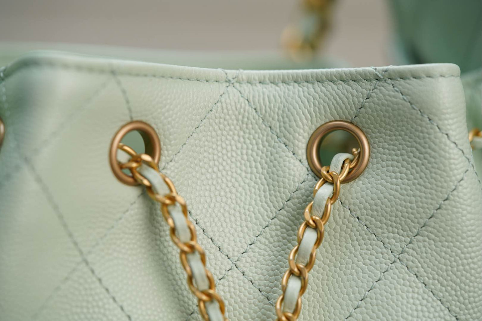 샤넬 25백 스몰 (라이트 그린)