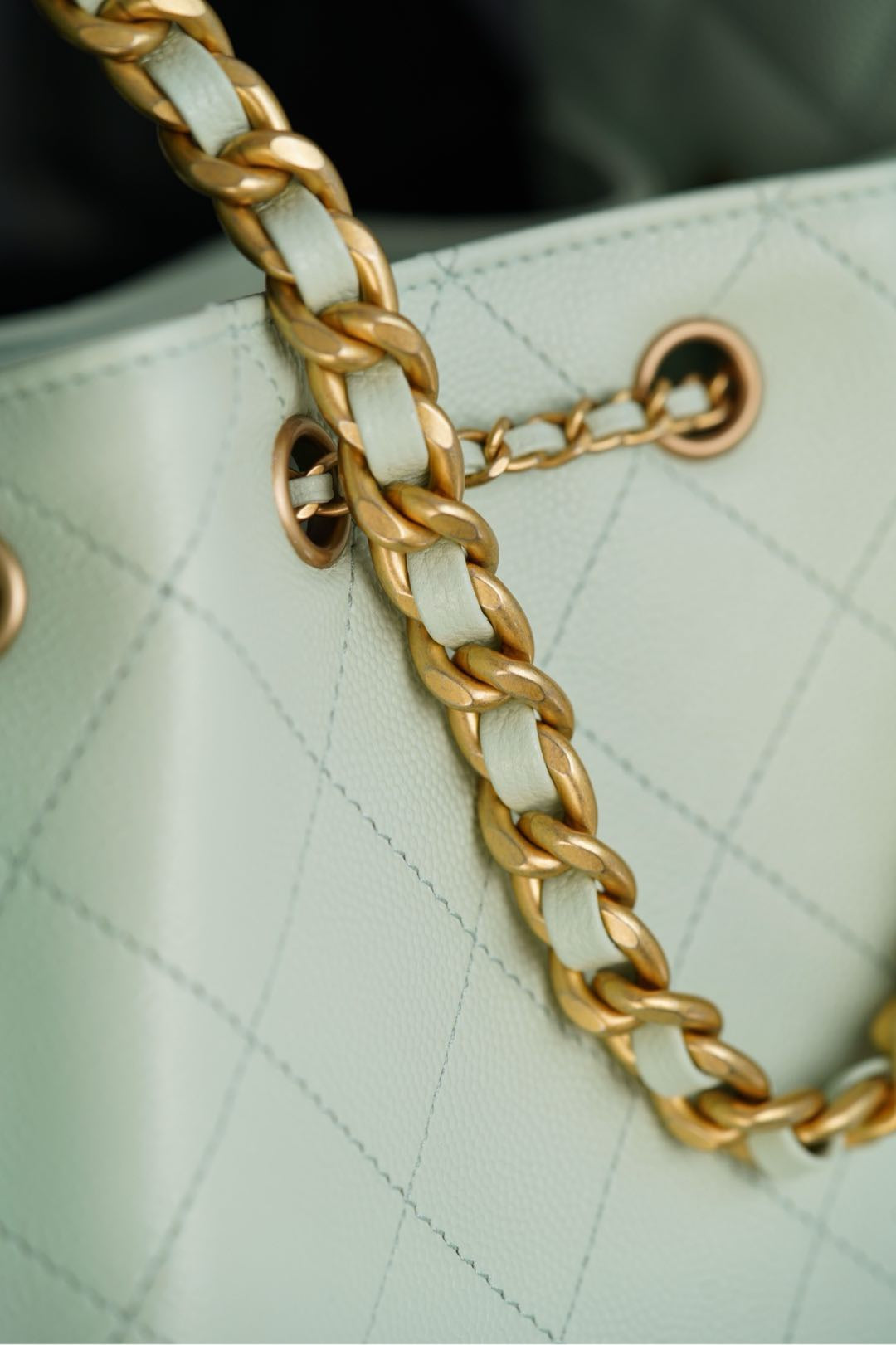 샤넬 25백 스몰 (라이트 그린)