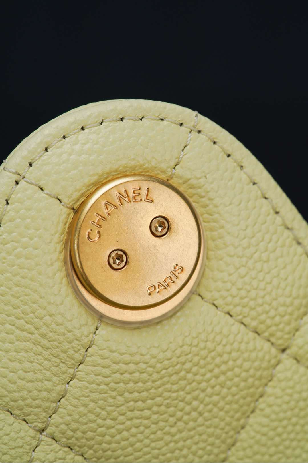 샤넬 25백 스몰 (라이트 옐로우)