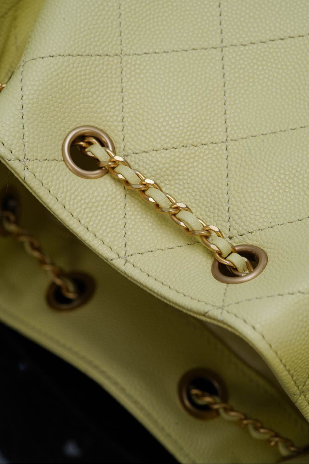 샤넬 25백 스몰 (라이트 옐로우)