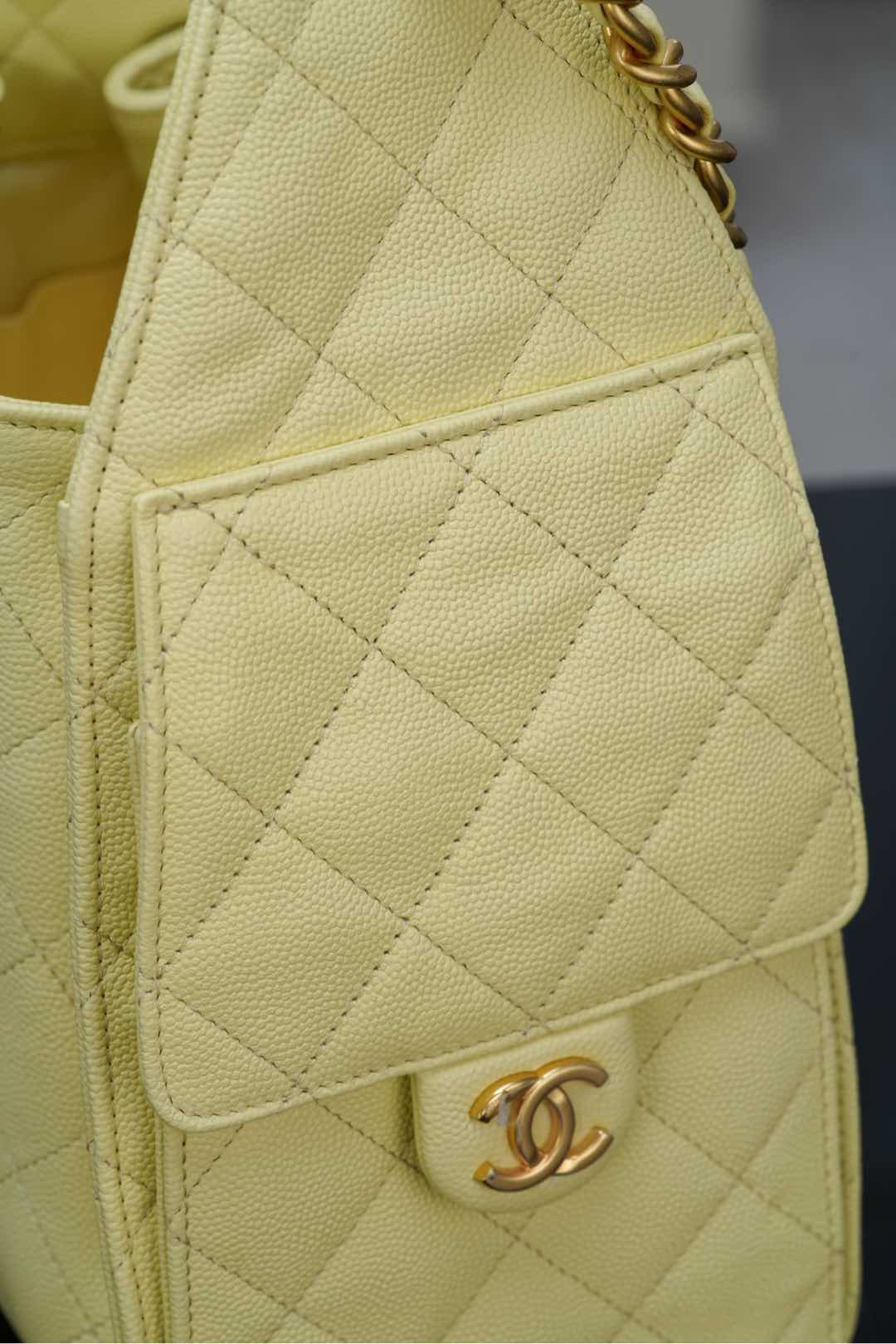 샤넬 25백 스몰 (라이트 옐로우)