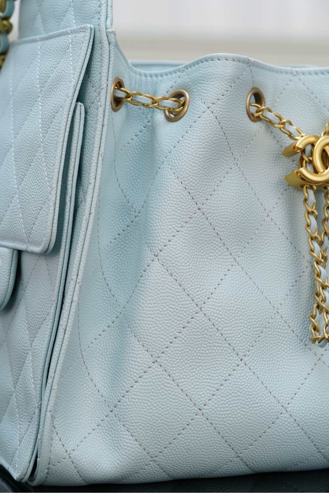 샤넬 25백 스몰 (라이트블루)