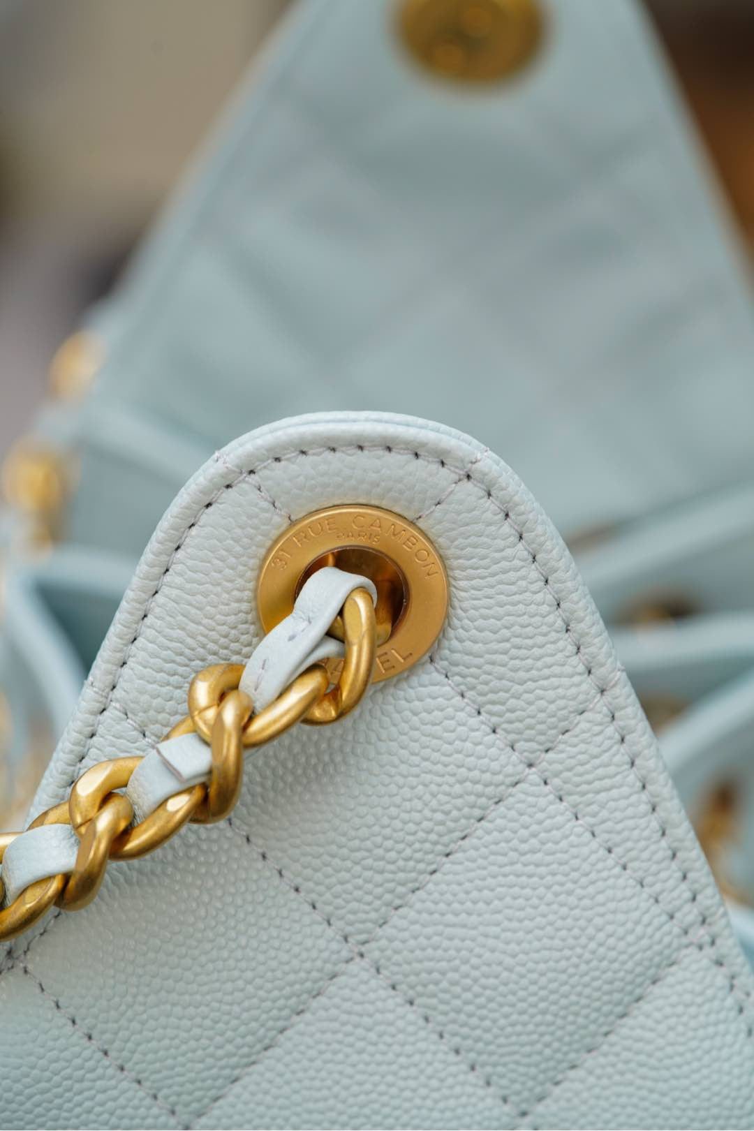 샤넬 25백 스몰 (라이트블루)