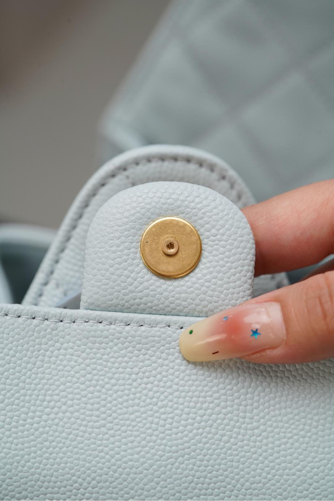 샤넬 25백 스몰 (라이트블루)