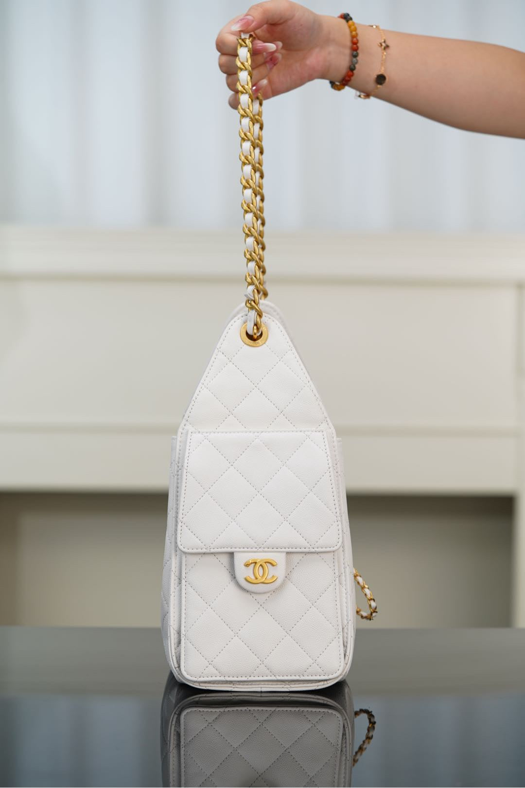 샤넬 25백 스몰 (화이트)