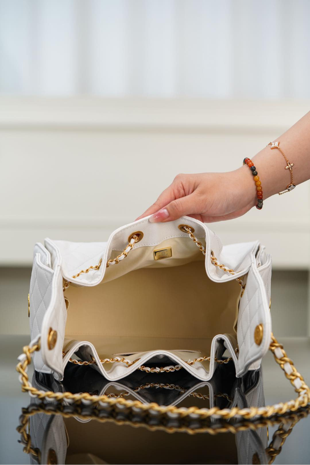 샤넬 25백 스몰 (화이트)