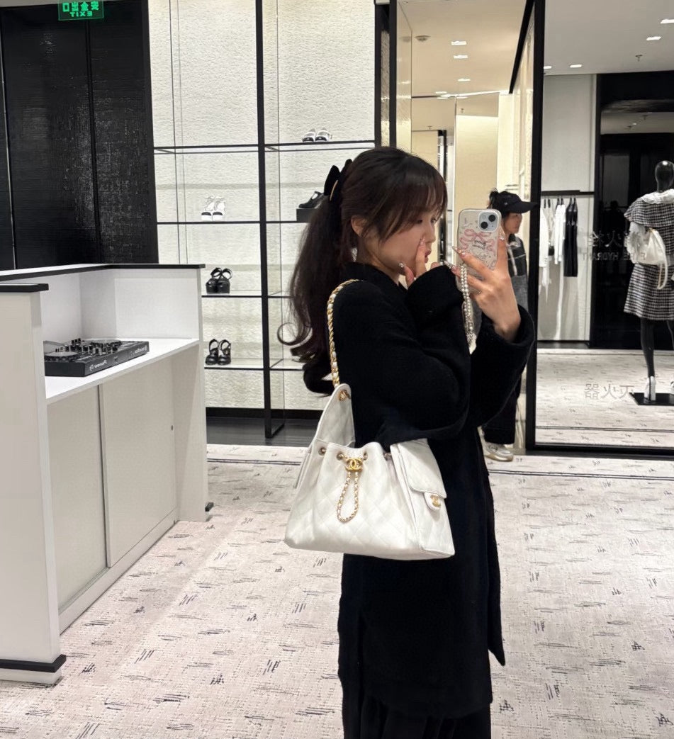 샤넬 25백 스몰 (화이트)