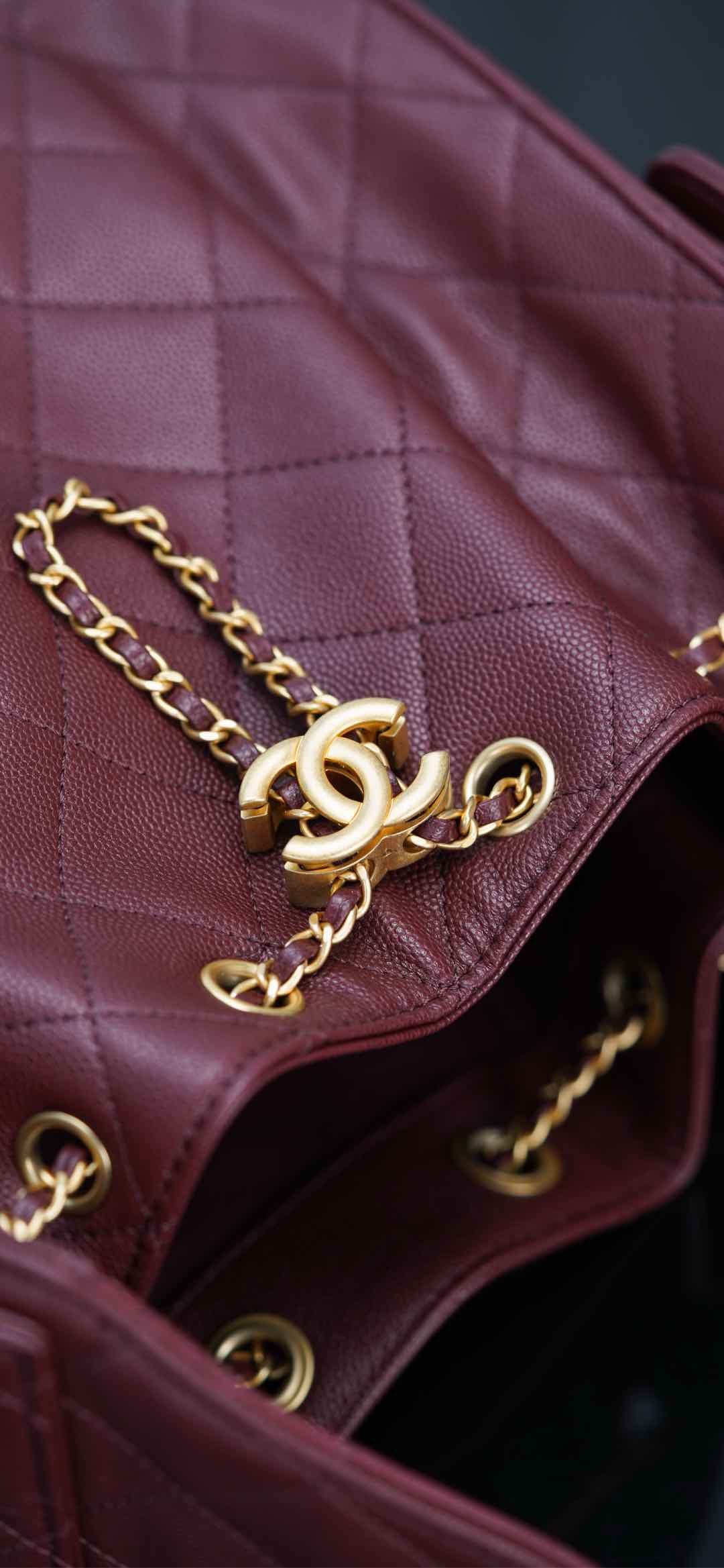 샤넬 25백 스몰 (버건디)