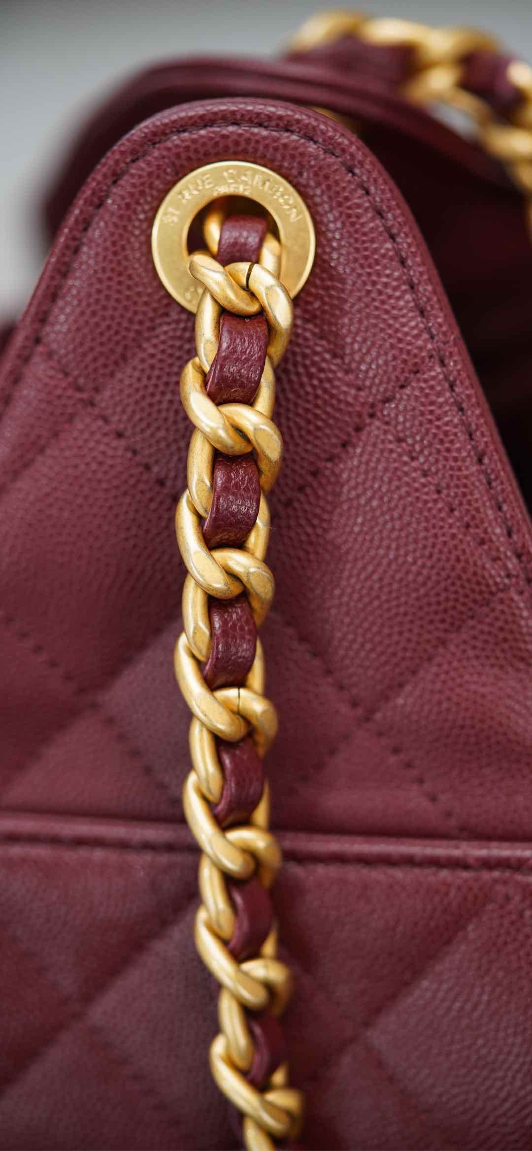 샤넬 25백 스몰 (버건디)