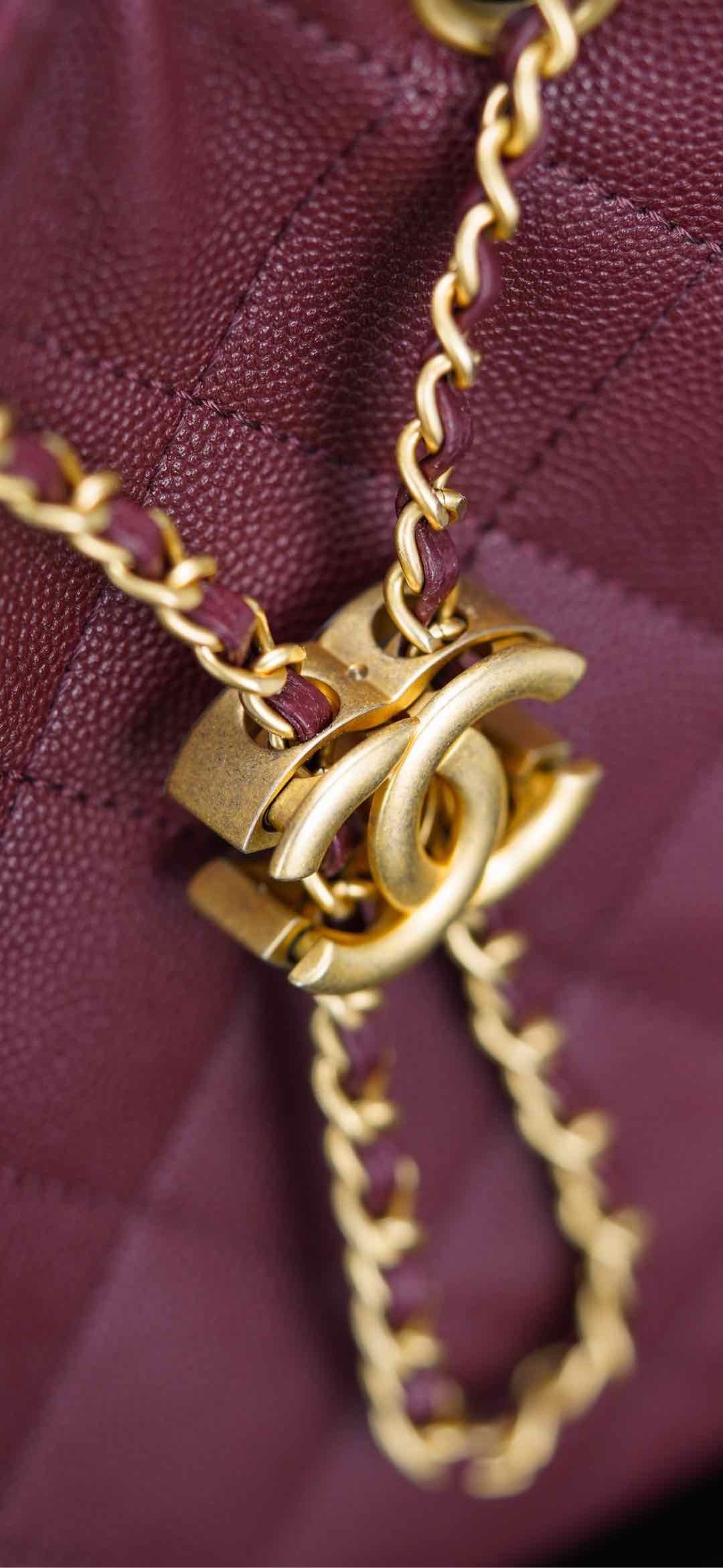 샤넬 25백 스몰 (버건디)