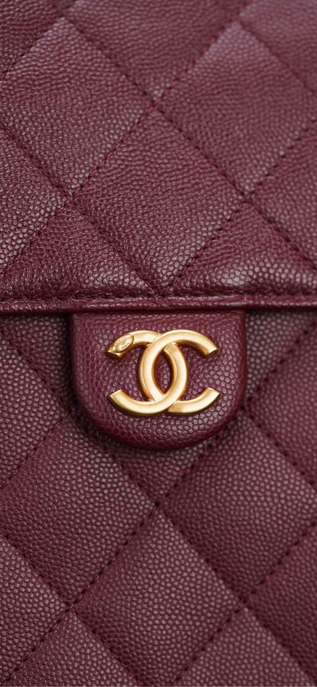 샤넬 25백 스몰 (버건디)