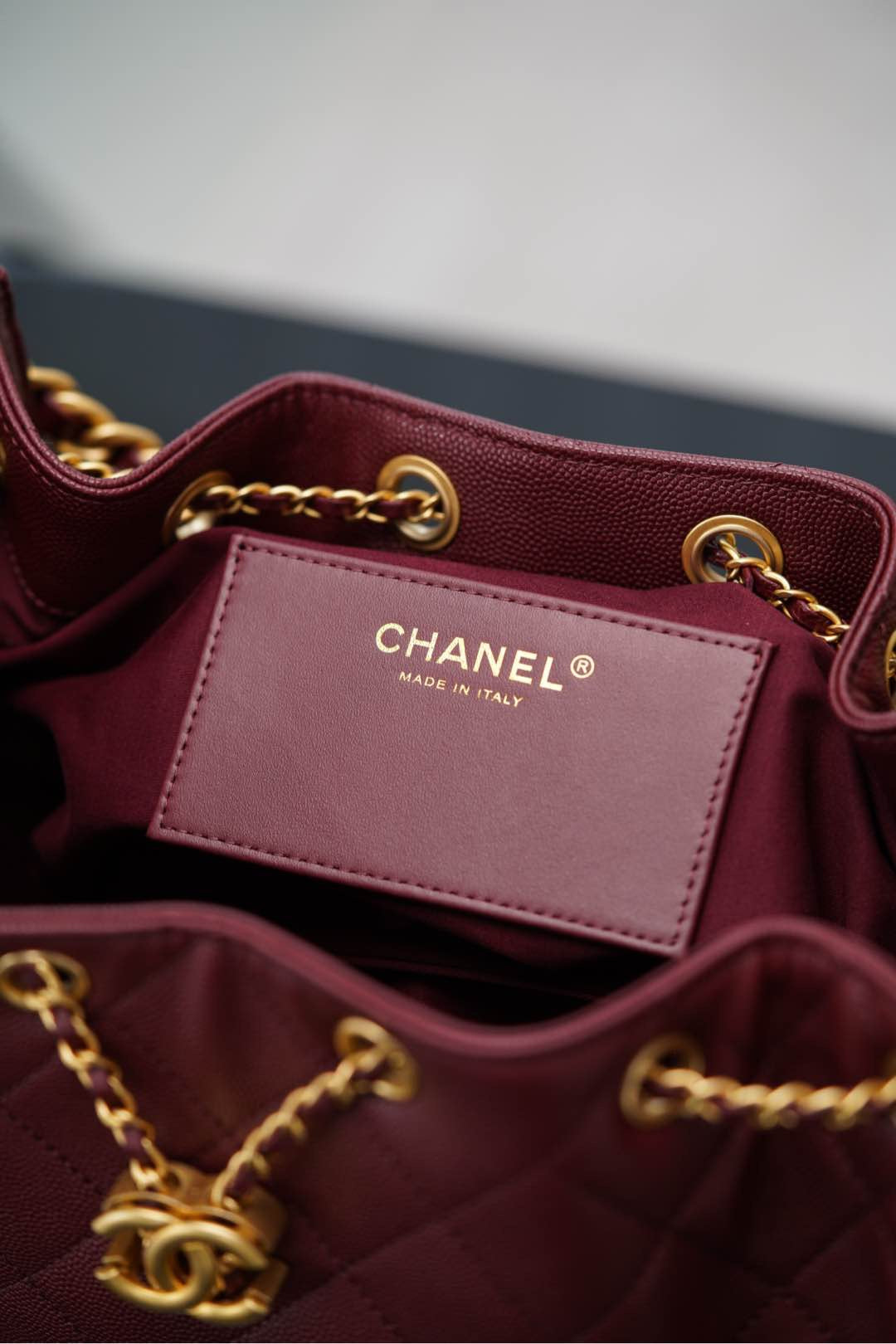 샤넬 25백 스몰 (버건디)