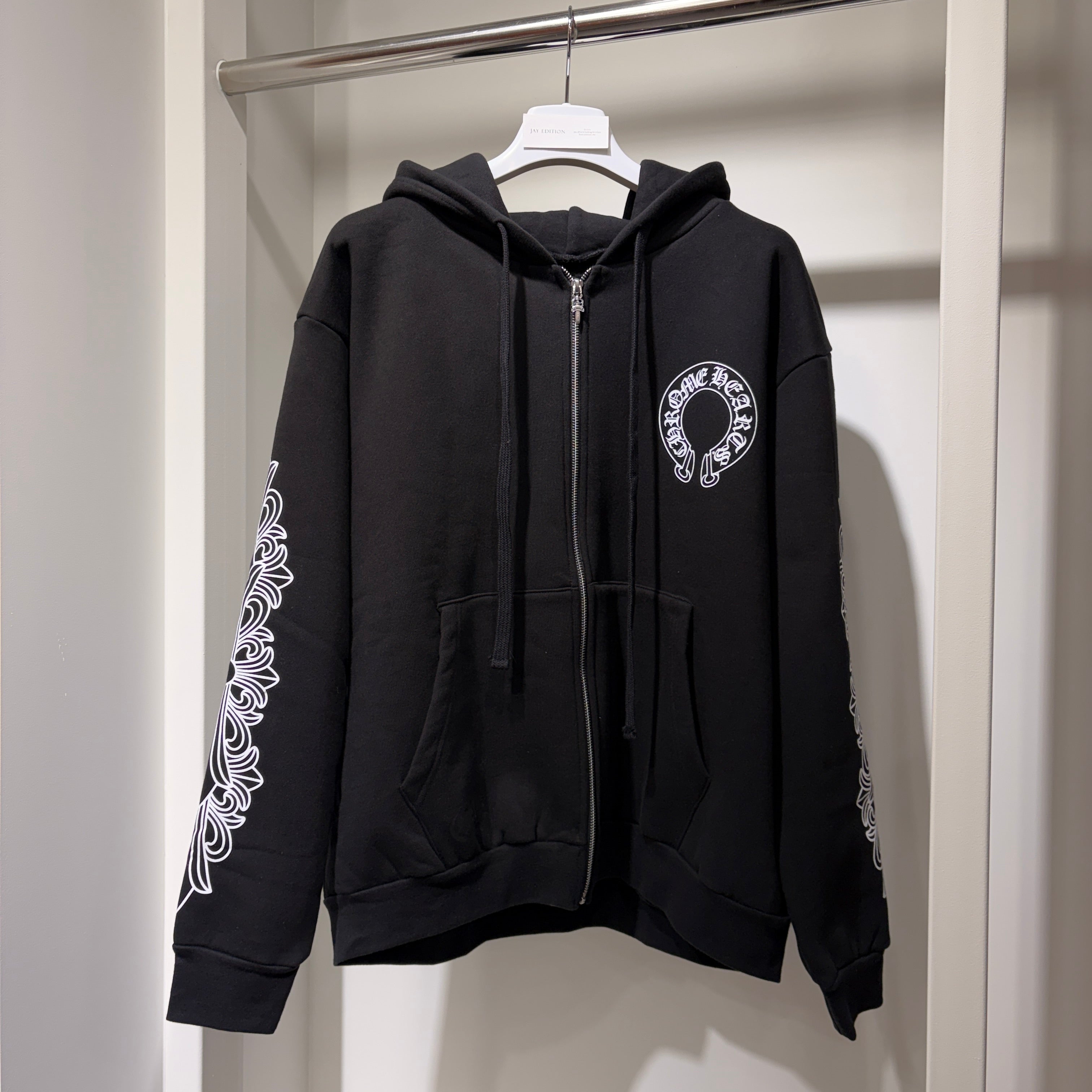 1% 크롬하츠 홀스슈 후드집업