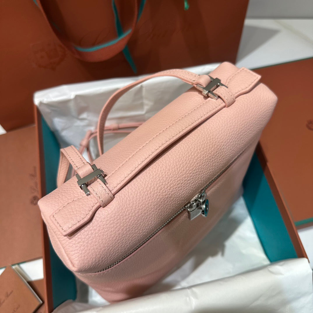 로로피아나 엑스트라포켓 백팩 L23.5 (플라워링 체리/은장)