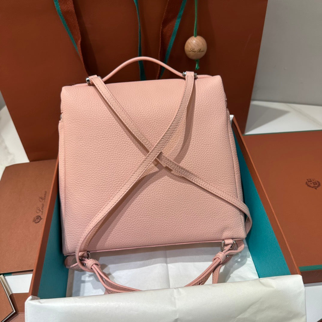 로로피아나 엑스트라포켓 백팩 L23.5 (플라워링 체리/은장)