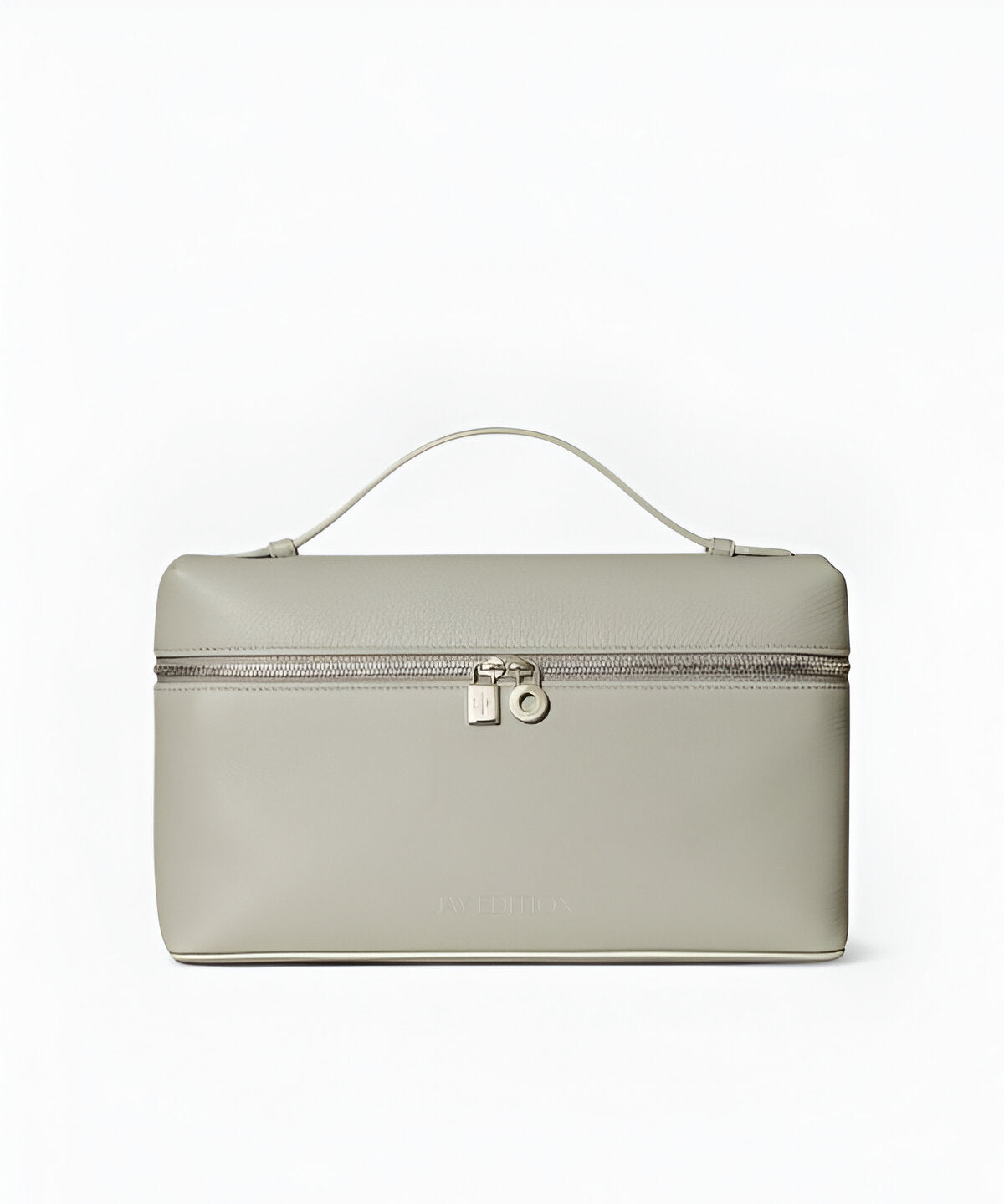 로로피아나 엑스트라백 L27 그레인드 카프스킨 텍스처 가죽 구조적인 실루엣 세련된 토트백