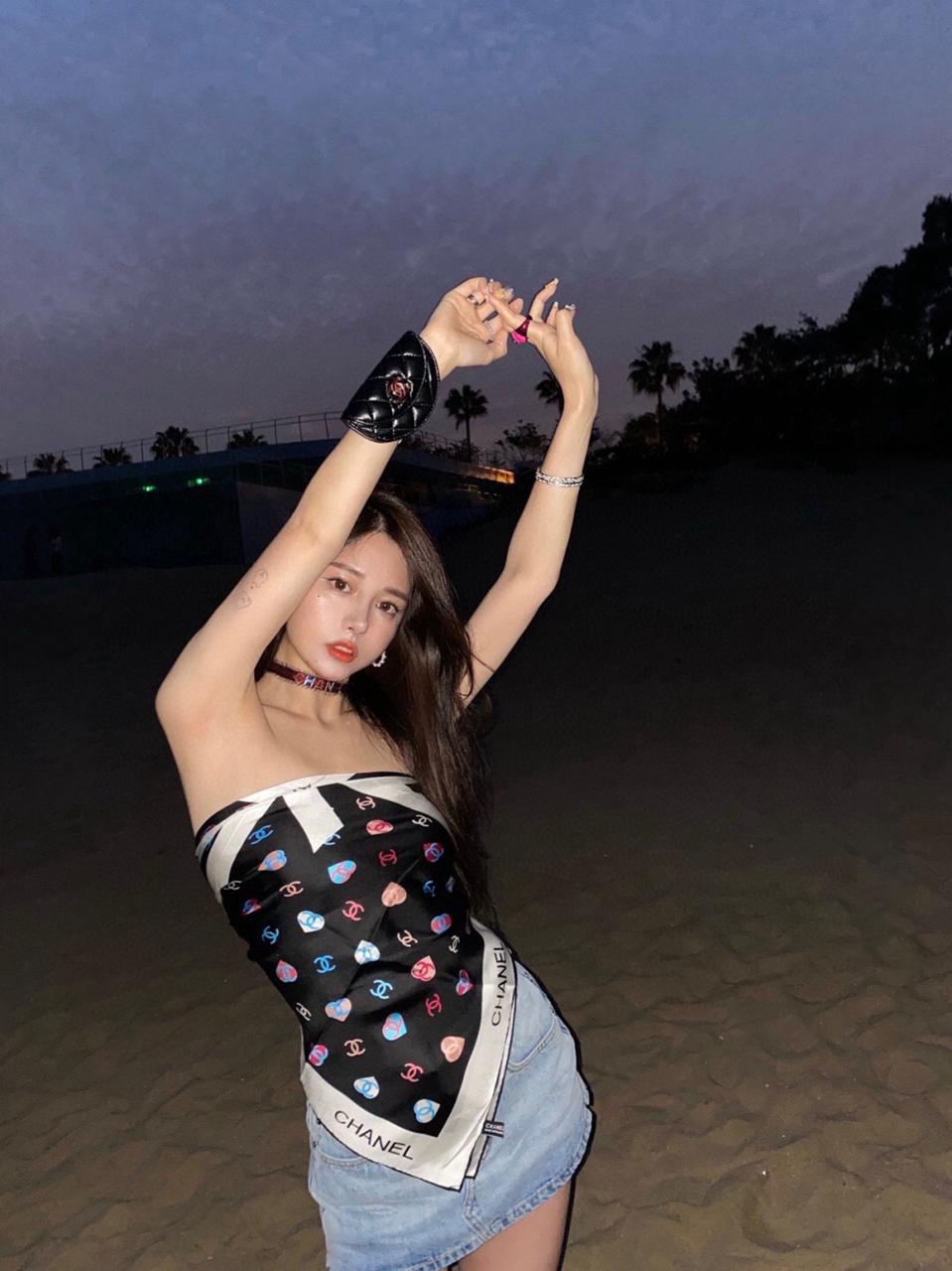 샤넬 스카프