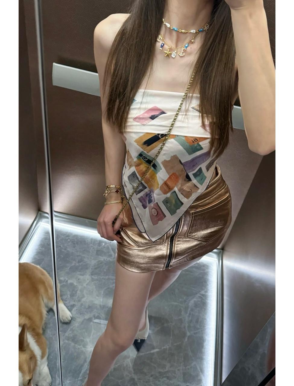 샤넬 스카프