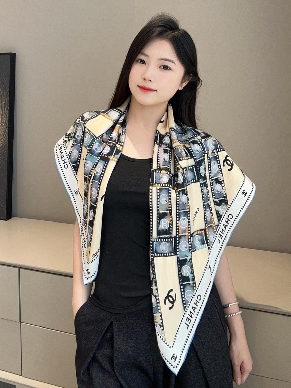 샤넬 스카프