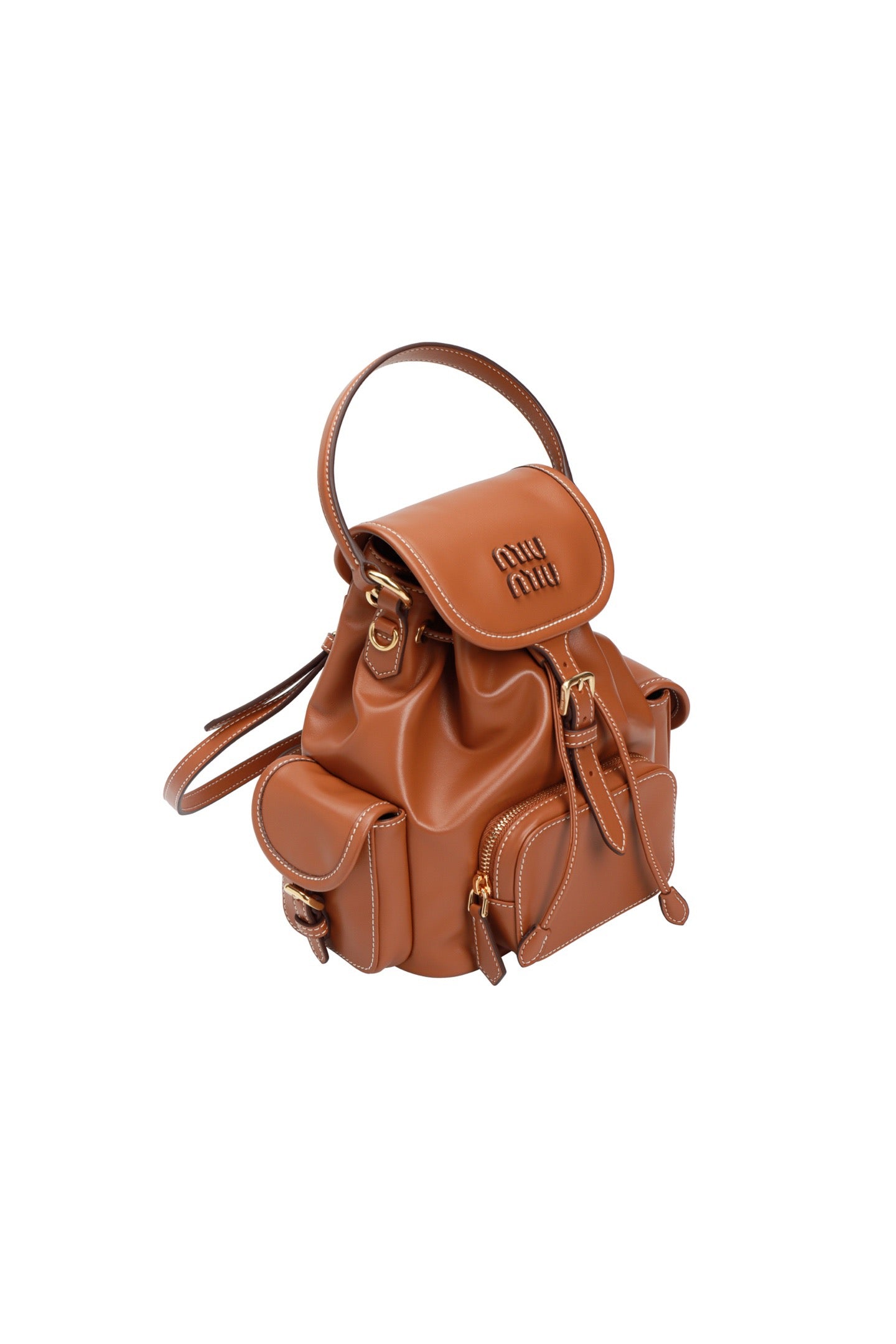 미우미우 가죽 백팩