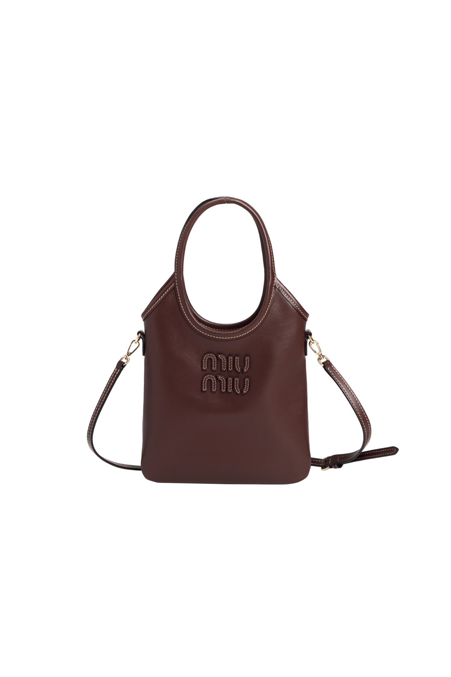 미우미우 아이비백 미니 (다크 브라운)