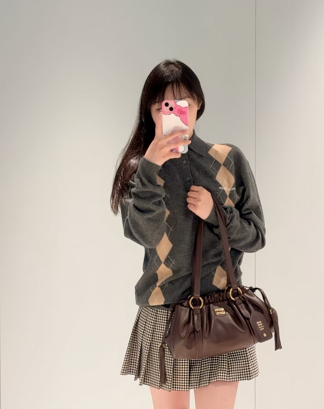 미우미우 조이 나파 숄더백 스몰