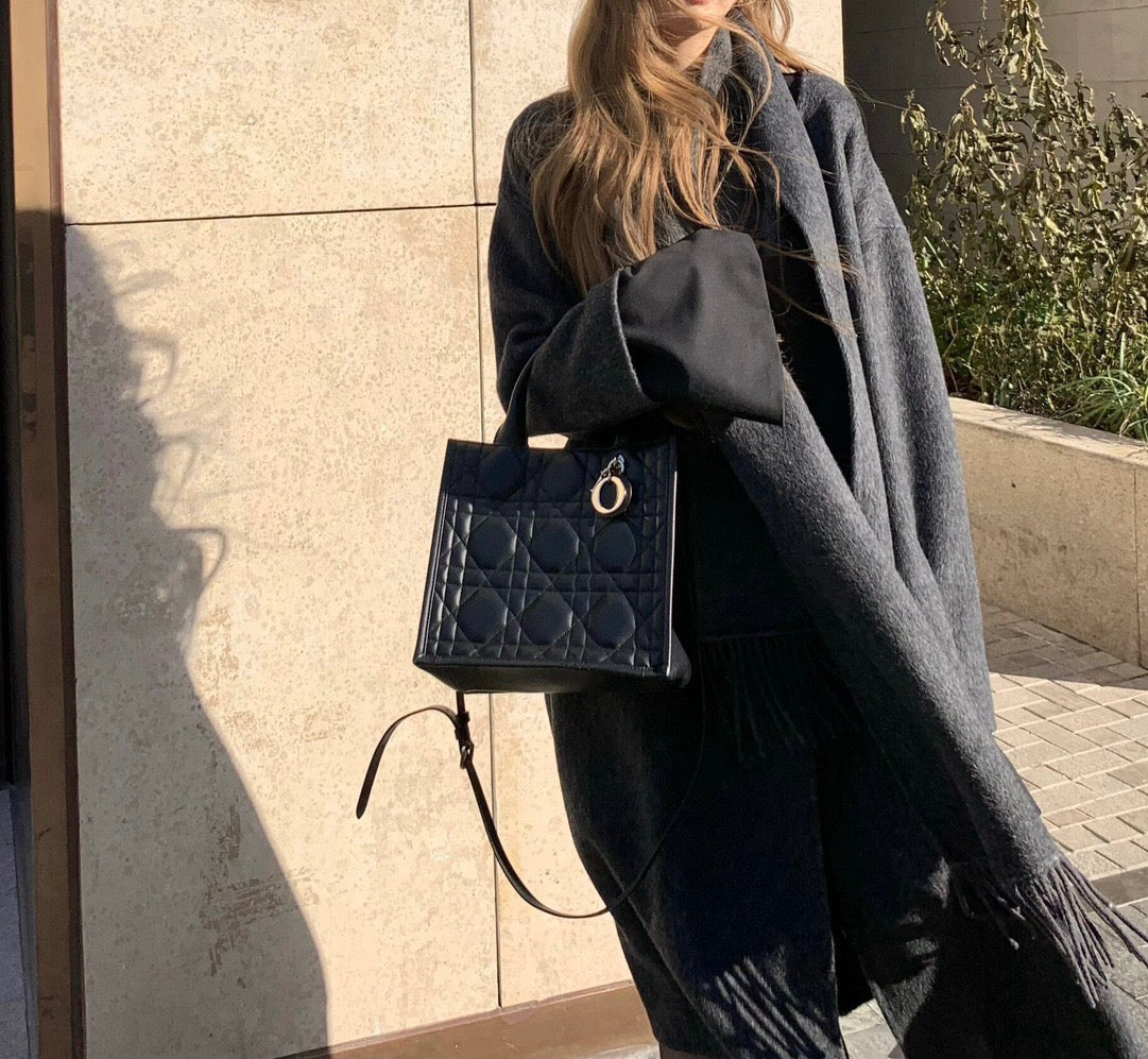 디올 매크로까나쥬 북 토트백 스몰