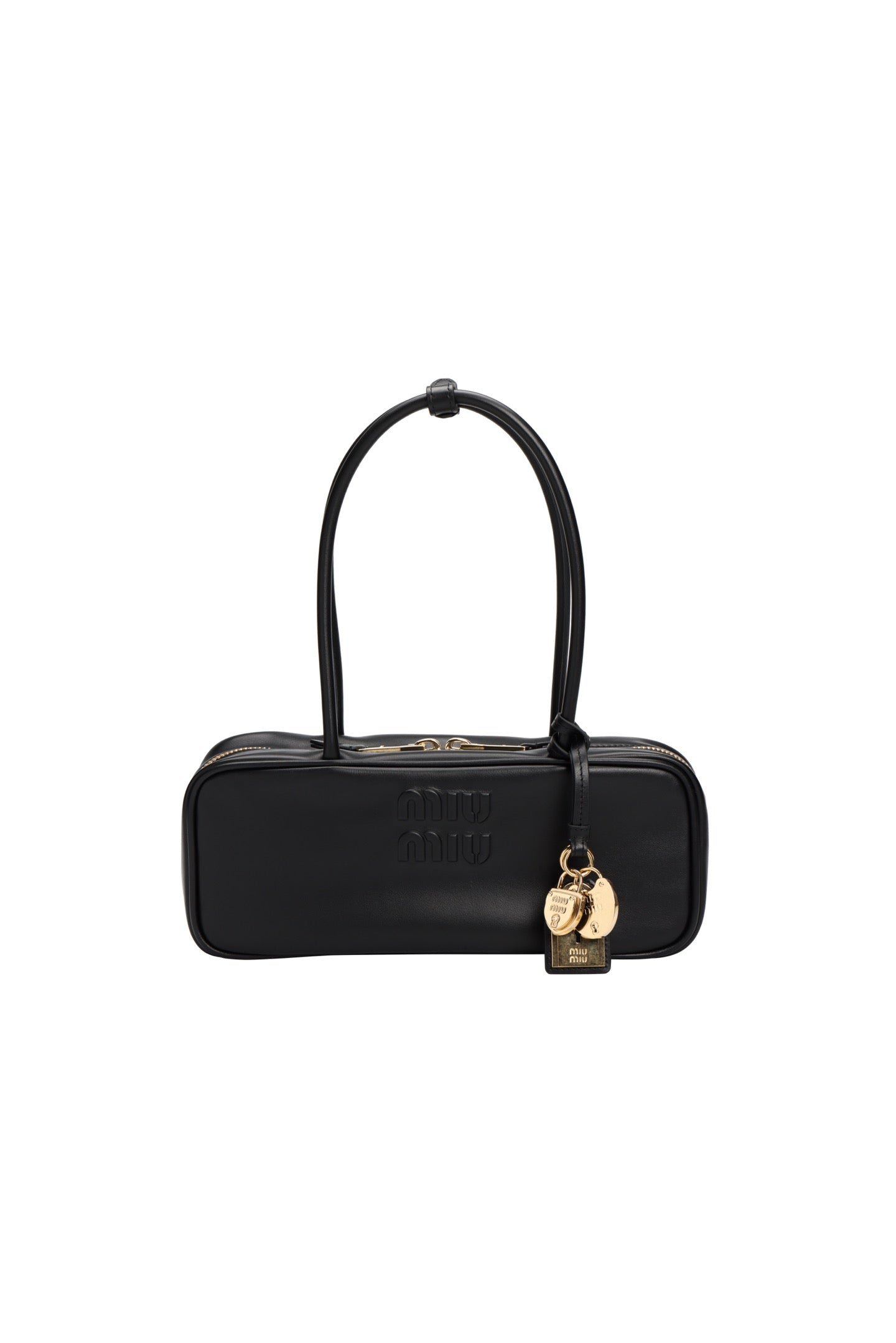 미우미우 가죽 보 백 스몰