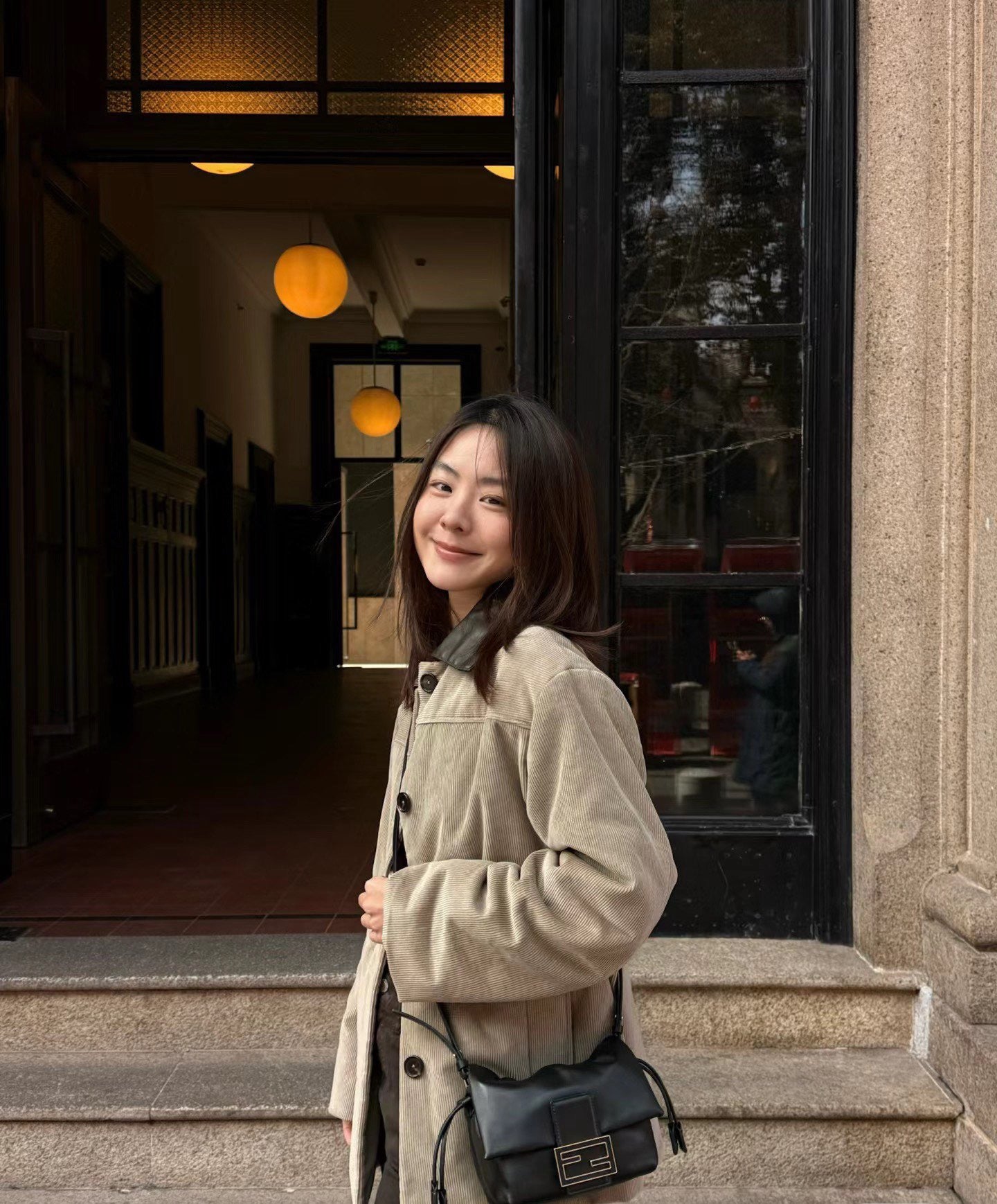 펜디 맘마 바게트 나파 미디움