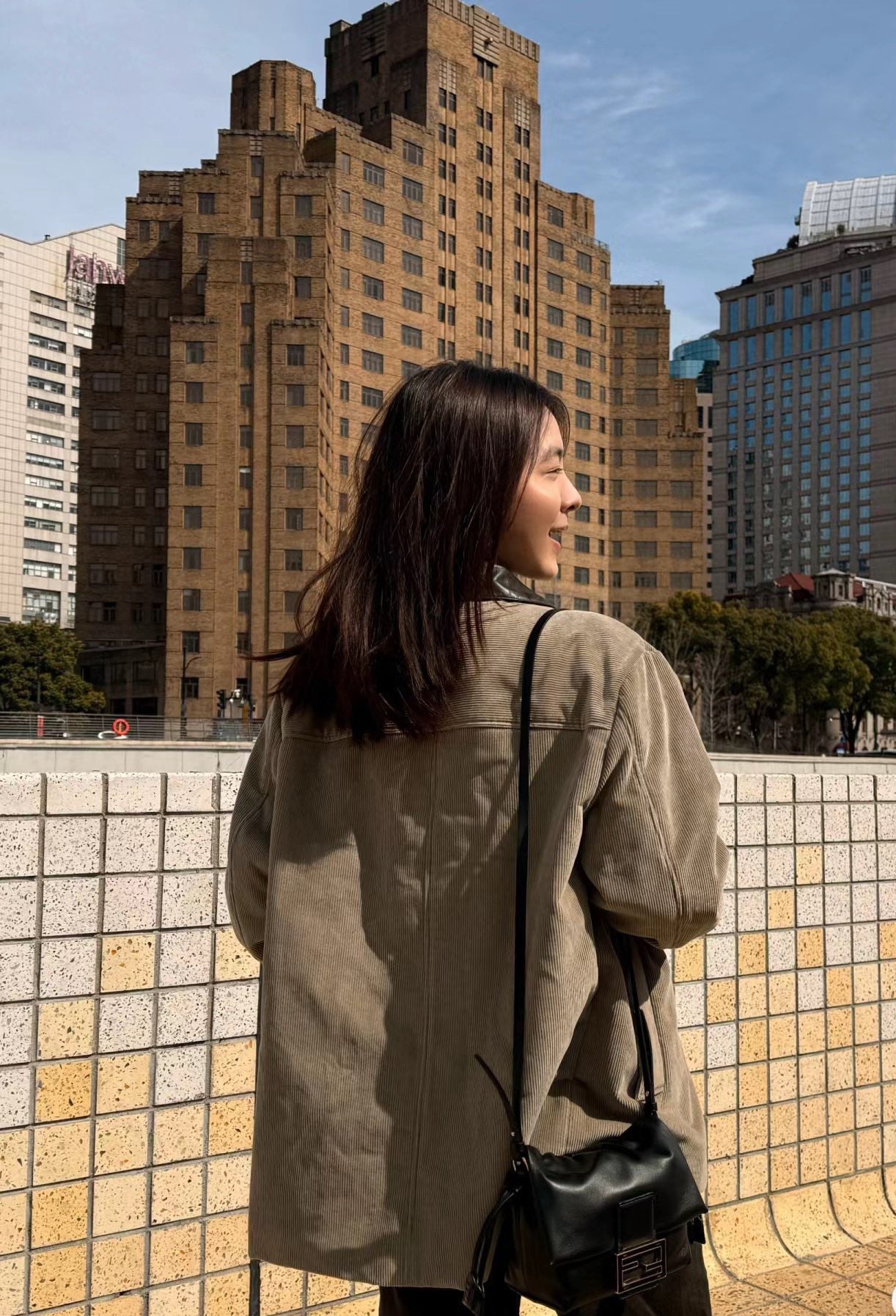 펜디 맘마 바게트 나파 미디움
