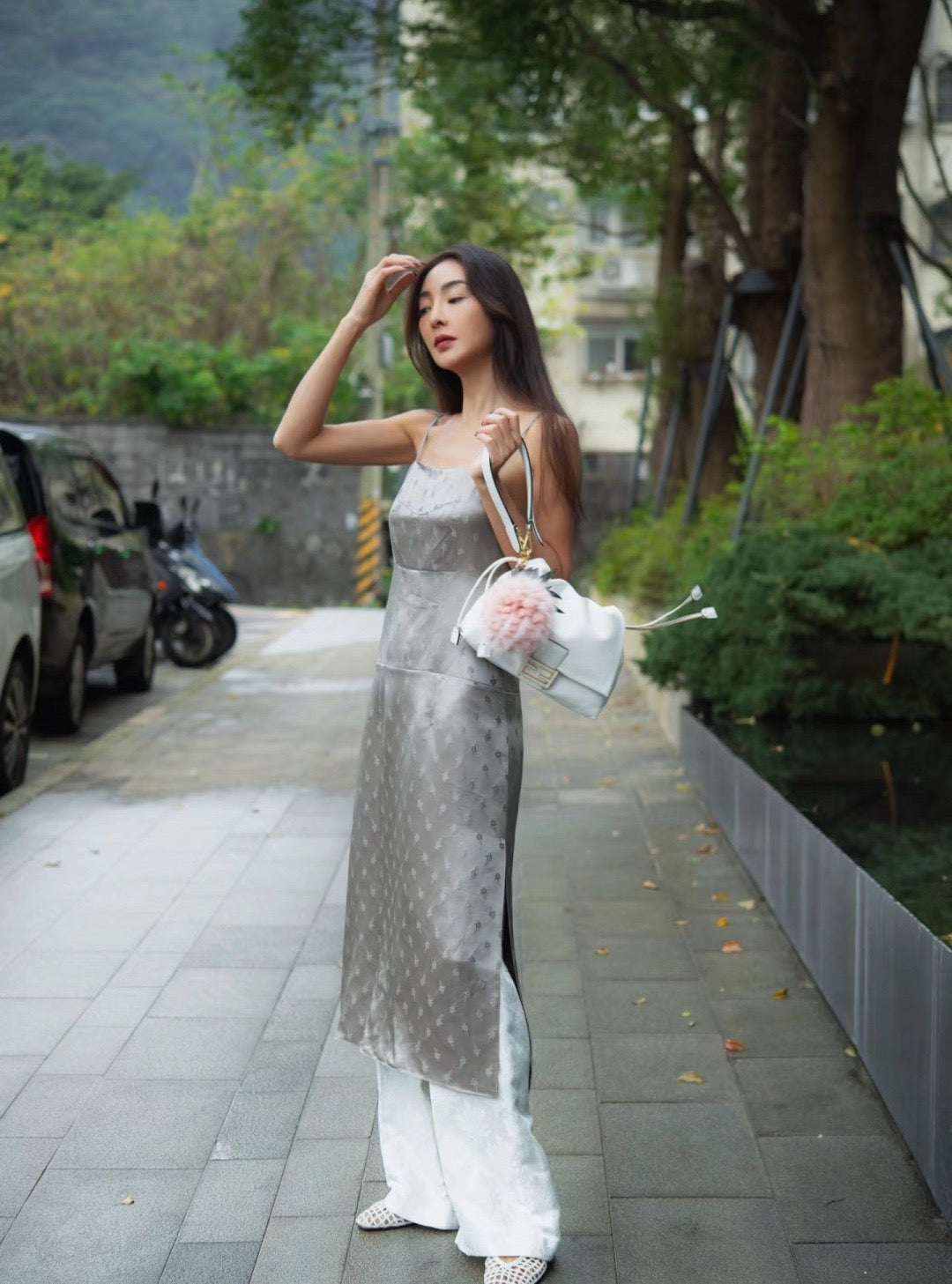 펜디 맘마 바게트 나파 미디움